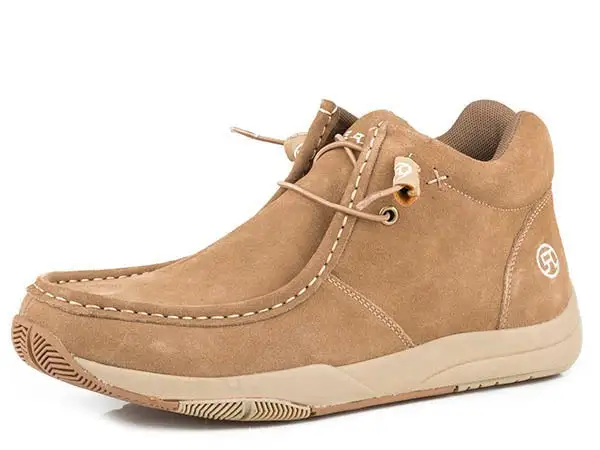 Karman Roper Footwear Roper Tan Suede Men's Casual Shoe