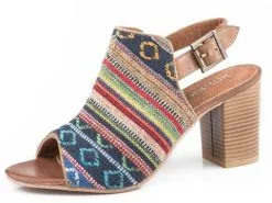 Karman Roper Footwear Roper Serape Aztec Ladies' Heel