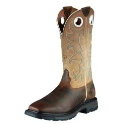 Ariat Footwear Ariat WorkHog Earth Wide Square Tall Steel Toe Men's Work Boot