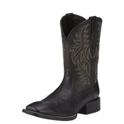 Ariat Footwear Ariat Black Sport Wide Square Toe Men's Boot