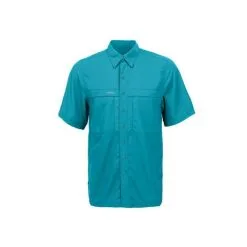 GameGuard Mahi Short Sleeve Microfiber Button Down Men's Shirt