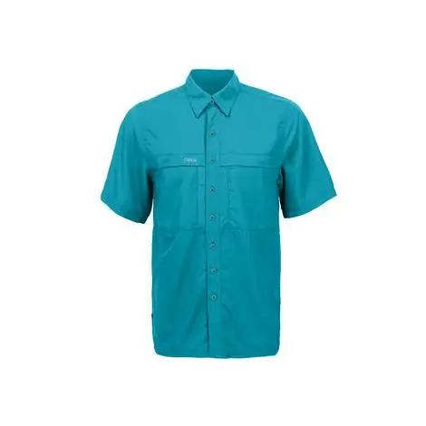 GameGuard Mahi Short Sleeve Microfiber Button Down Men's Shirt