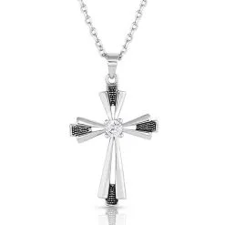 Group Montanta Silversmith Montana Silversmiths Extended Faith Cross Necklace