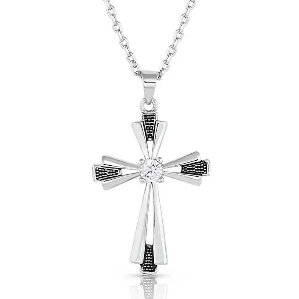 Group Montanta Silversmith Montana Silversmiths Extended Faith Cross Necklace