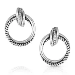 Group Montanta Silversmith Montana Silversmiths Criss Cross Post Earrings