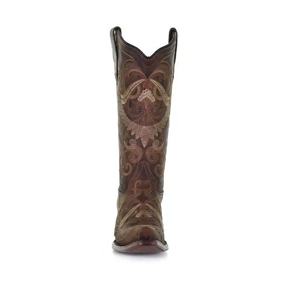 Corral Boots Circle G Sand Embroidered Ladies' Boot - Image 3