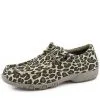 Karman Roper Footwear Roper Leopard Slip On Ladies' Casual Shoe