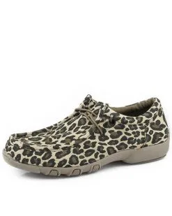 Karman Roper Footwear Roper Leopard Slip On Ladies' Casual Shoe