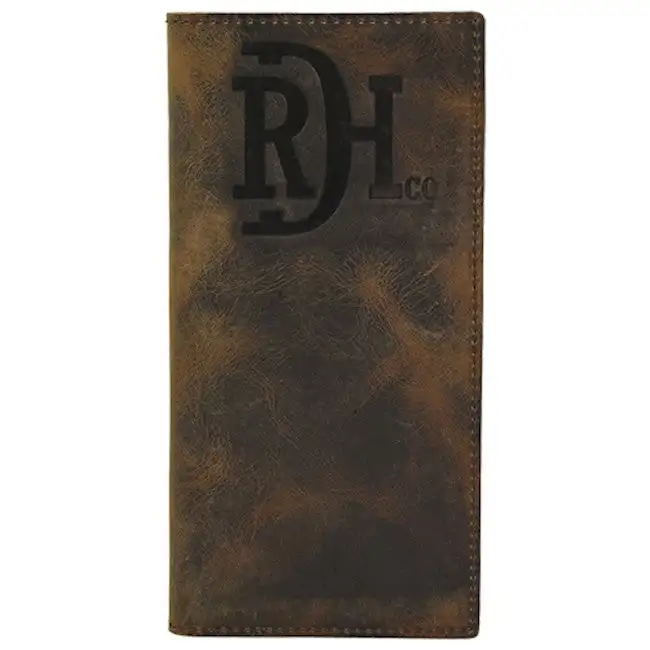 TRENDITIONS Red Dirt Hat Co Men's Distressed Leather Rodeo Wallet
