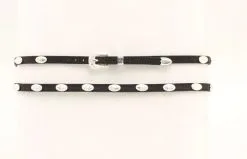 M&F Western Products Silver Oval Concho Hatband