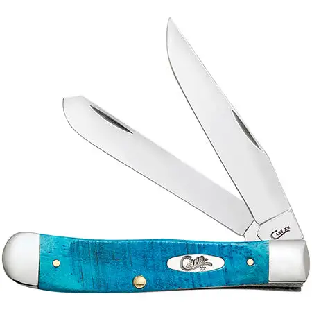 Case Knives Case Caribbean Blue Trapper Knife