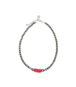 West & Company West & Co. Faux Navajo Pearl Choker Necklace