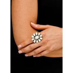 West & Company West & Co. Ivory Flower Cluster Ring