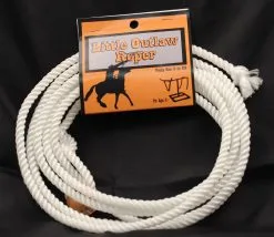 M&F Western Products Lil Outlaw Rope Natural White