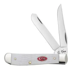 Case Knives Case Standard Jig White Synthetic Mini Trapper Knife