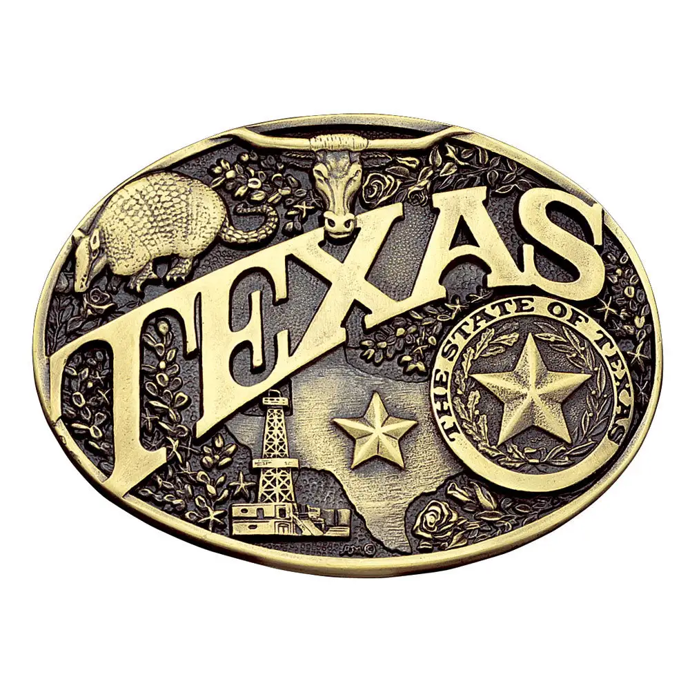 Group Montanta Silversmith Montana Silversmith Texas State Heritage Attitude Buckle