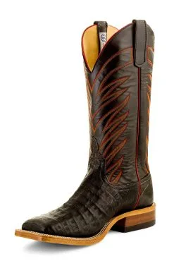 Anderson Bean Boot Co Anderson Bean Black Caiman Belly Men's Boot