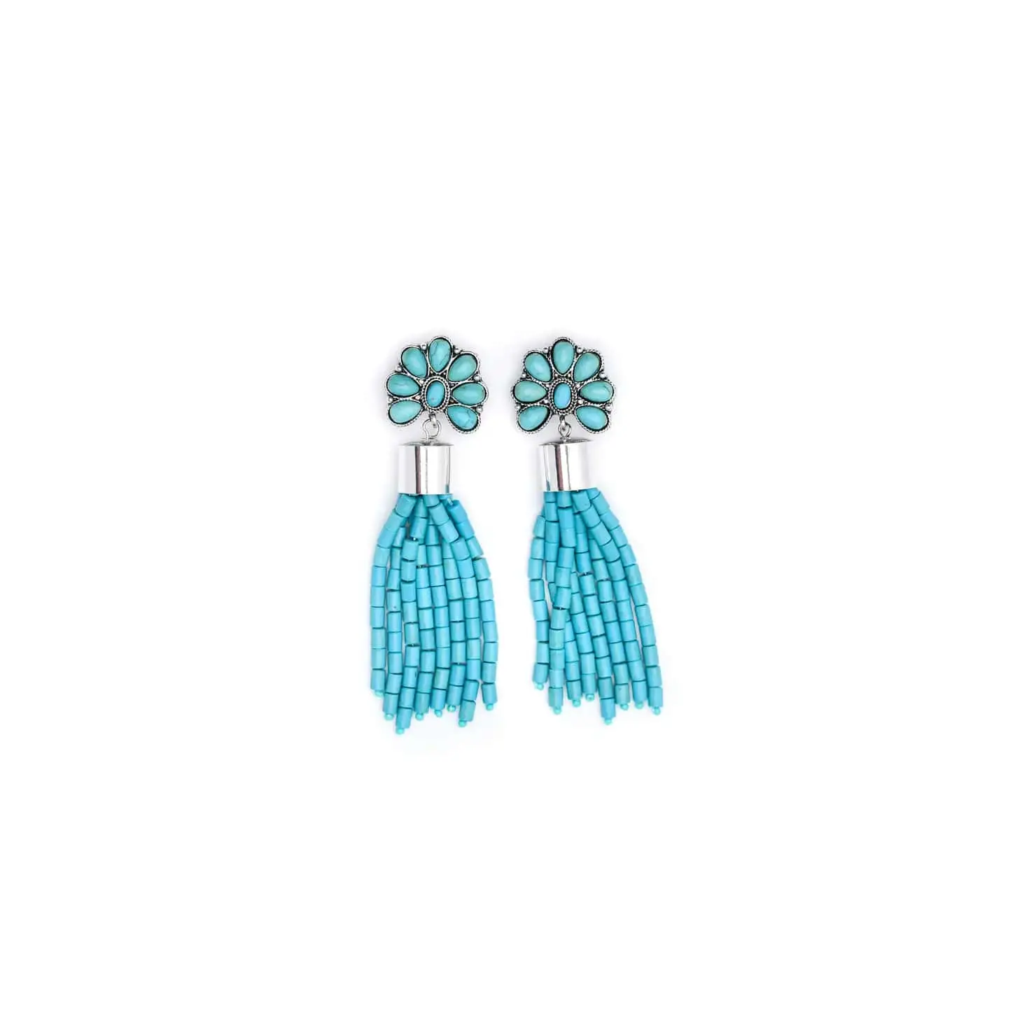 West & Company West & C0. Turquoise Tassel Earring
