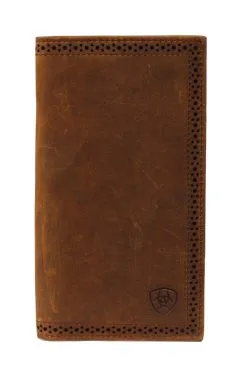 M&F Western Products Ariat Brown Rodeo Wallet