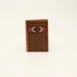 M&F Western Products Ariat Trifold Multi Embroidered Wallet