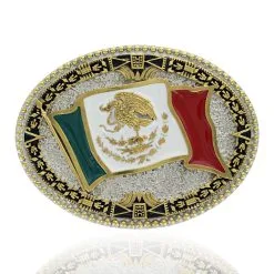 Group Montanta Silversmith Montana Silversmith Grand Mexican Flag Buckle