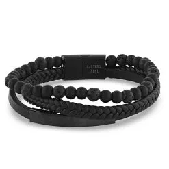 Group Montanta Silversmith Montana Silversmiths Midnight Sky Layered Bracelet