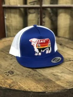 Lazy J Ranchwear Sunrise Cactus Bull Cap