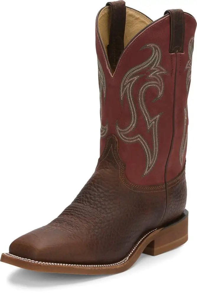 JUSTIN BOOT COMPANY Justin Whiskey Bender Bent Rail Men's Boot
