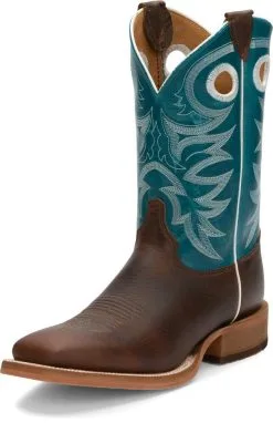 JUSTIN BOOT COMPANY Justin Copper Rough Rider Bent Rail Men's Boot