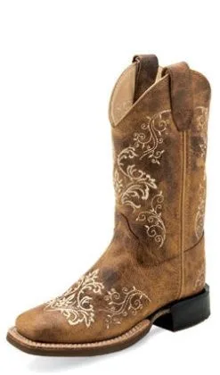 Jama Boots Old West Burnt Tan Children's Boot