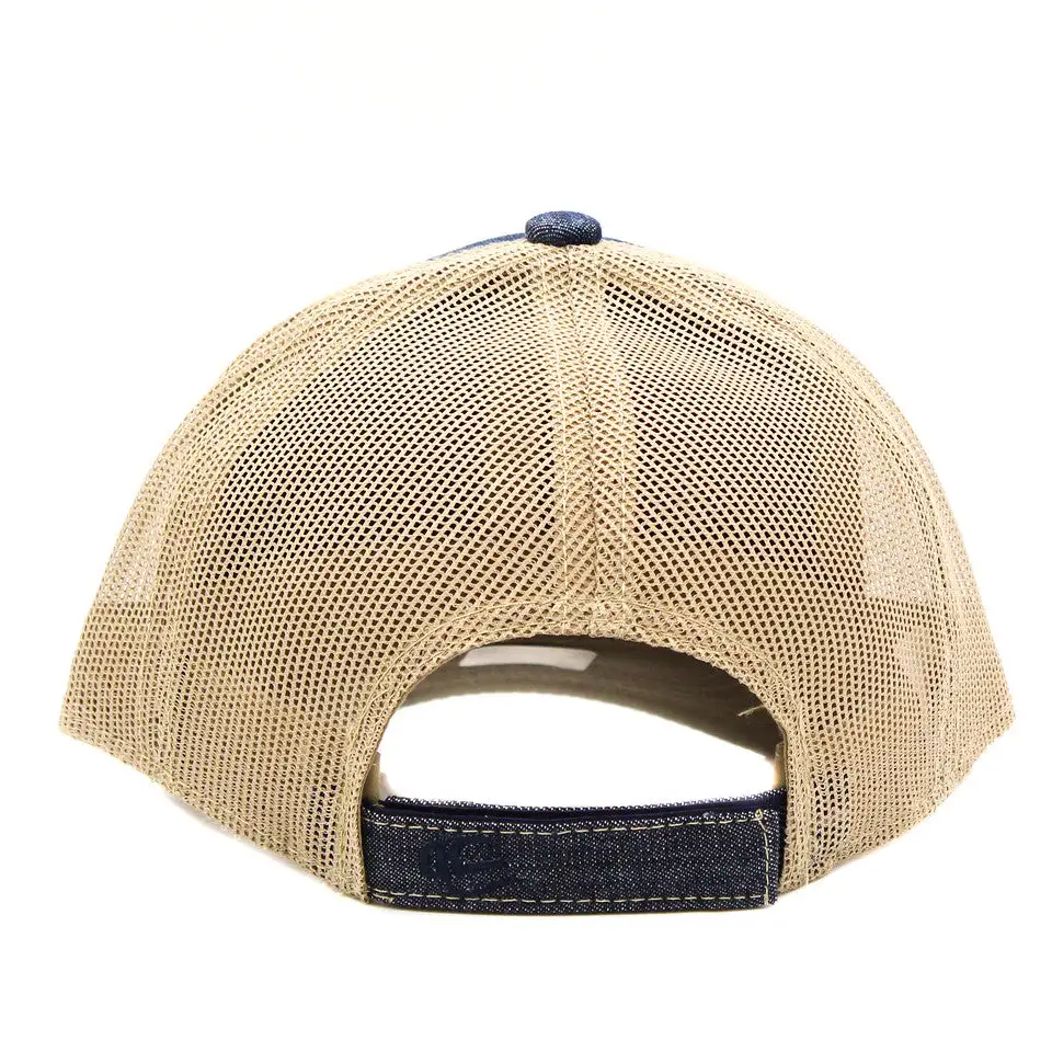 MCINTIRE SADDLERY Cactus Coral Bloom Leather Patch Cap - Image 3