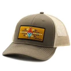 MCINTIRE SADDLERY Embroidered Aztec Patch Cap