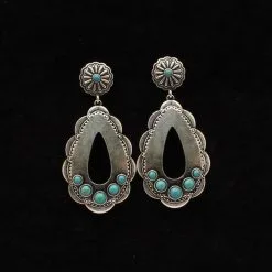 M&F Western Products Western Oval Earrings