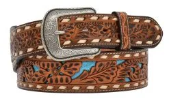 M&F Western Products Natural Floral Men's Belt