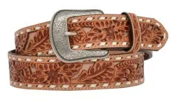 M&F Western Products Floral Natural Men's Belt