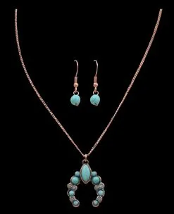 M&F Western Products Squash Blossom Jewelry Set