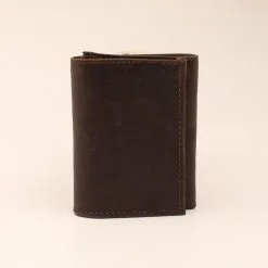 M&F Western Products Trifold Brown Wallet