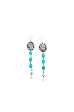 West & Company Turquoise Drop Earring