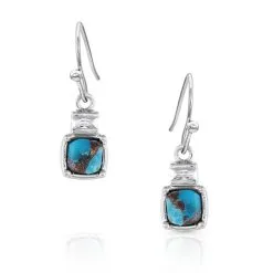 Group Montanta Silversmith Montana Silversmiths Golden Rush Turquoise Earrings
