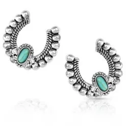 Group Montanta Silversmith Montana Silversmiths Lucky Roads Turquoise Earrings