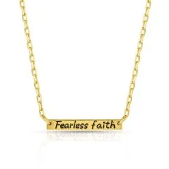 Group Montanta Silversmith Montana Silversmith Fearless Faith Bar Necklace