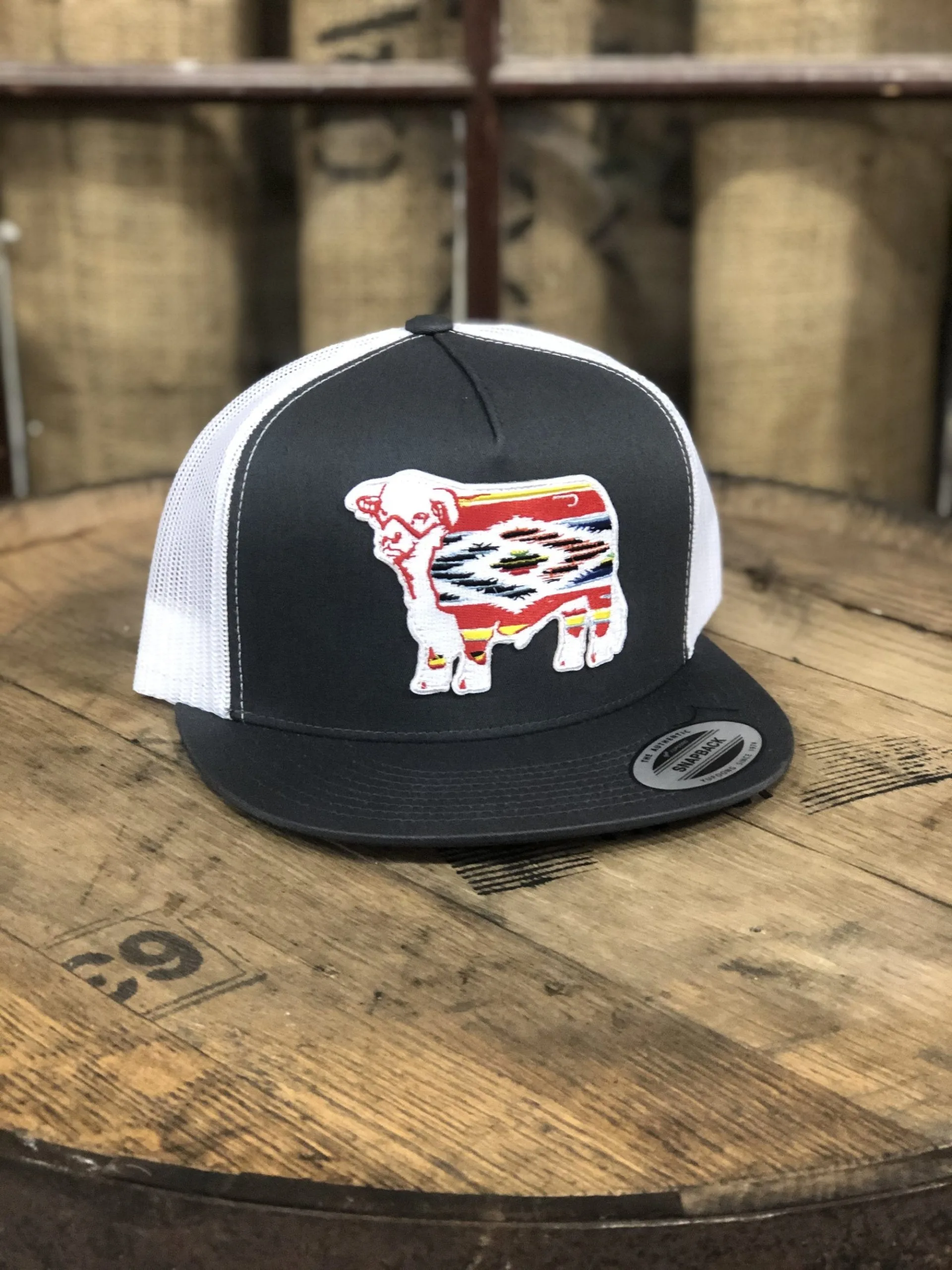 Lazy J Ranchwear Serape Bull Cap