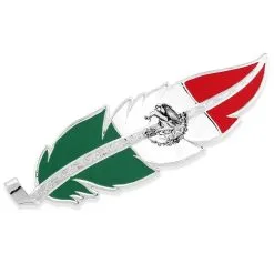 Group Montanta Silversmith Montana Silversmiths Mexico Flag Hat Feather