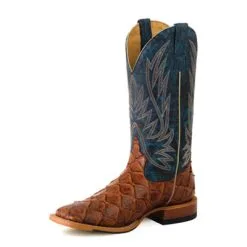 HorsePower Boots HorsePower Cognac Fish Print Men's Boot