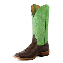 HorsePower Boots HorsePower Chocolate Fish Print Men's Boot