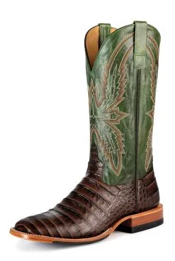HorsePower Boots Horsepower Chocolate Caiman Print Men's Boot