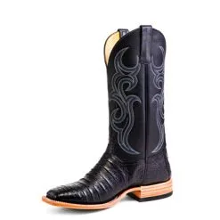 HorsePower Boots Horsepower Top Hand Men's Black Caiman Boots