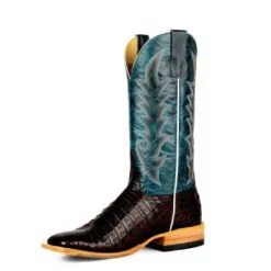 HorsePower Boots Horsepower Top Hand Chocolate Caiman Boots