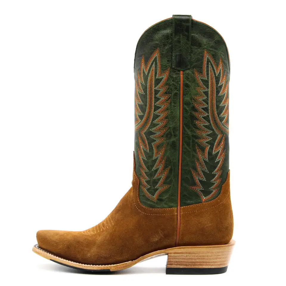 HorsePower Boots Horsepower Top Hand Tan Roughout Men's Boot - Image 2