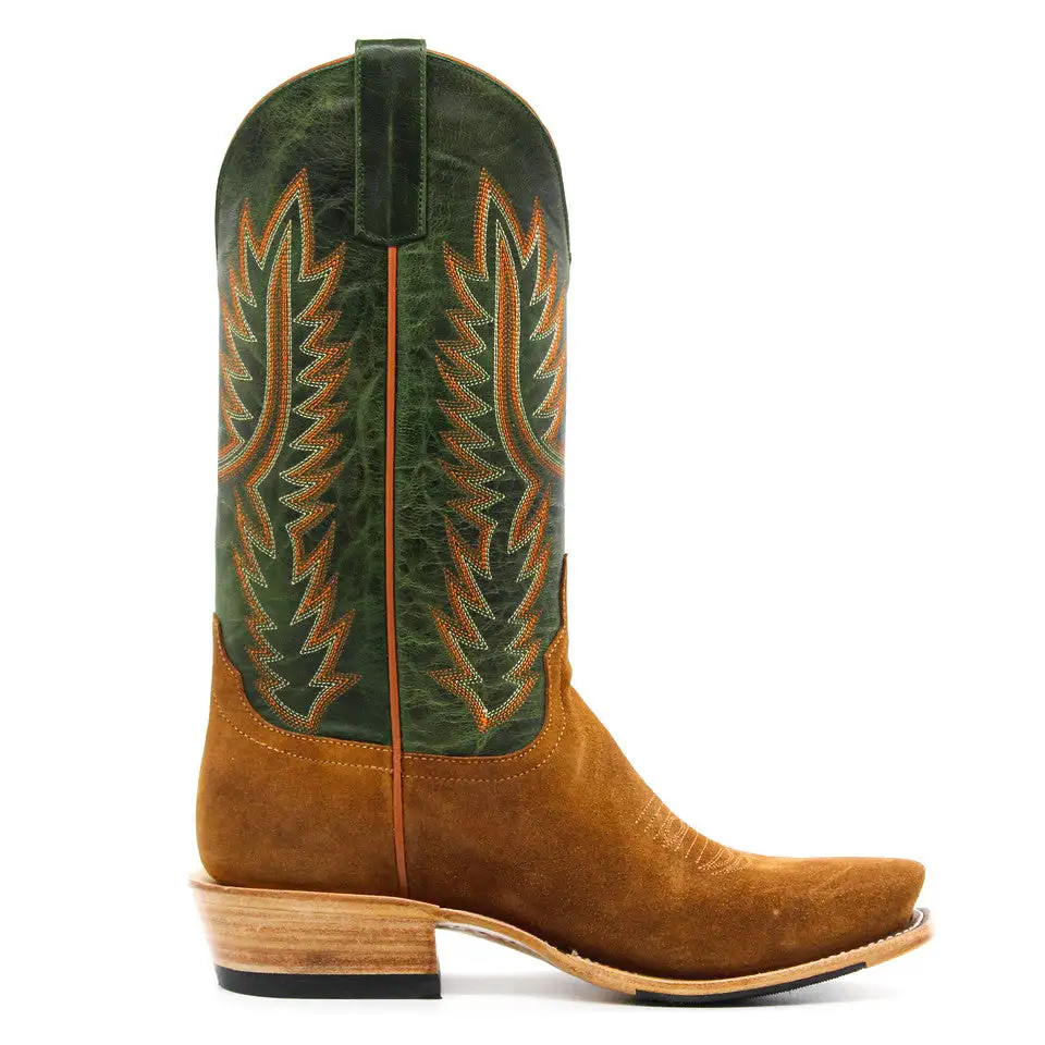 HorsePower Boots Horsepower Top Hand Tan Roughout Men's Boot - Image 4